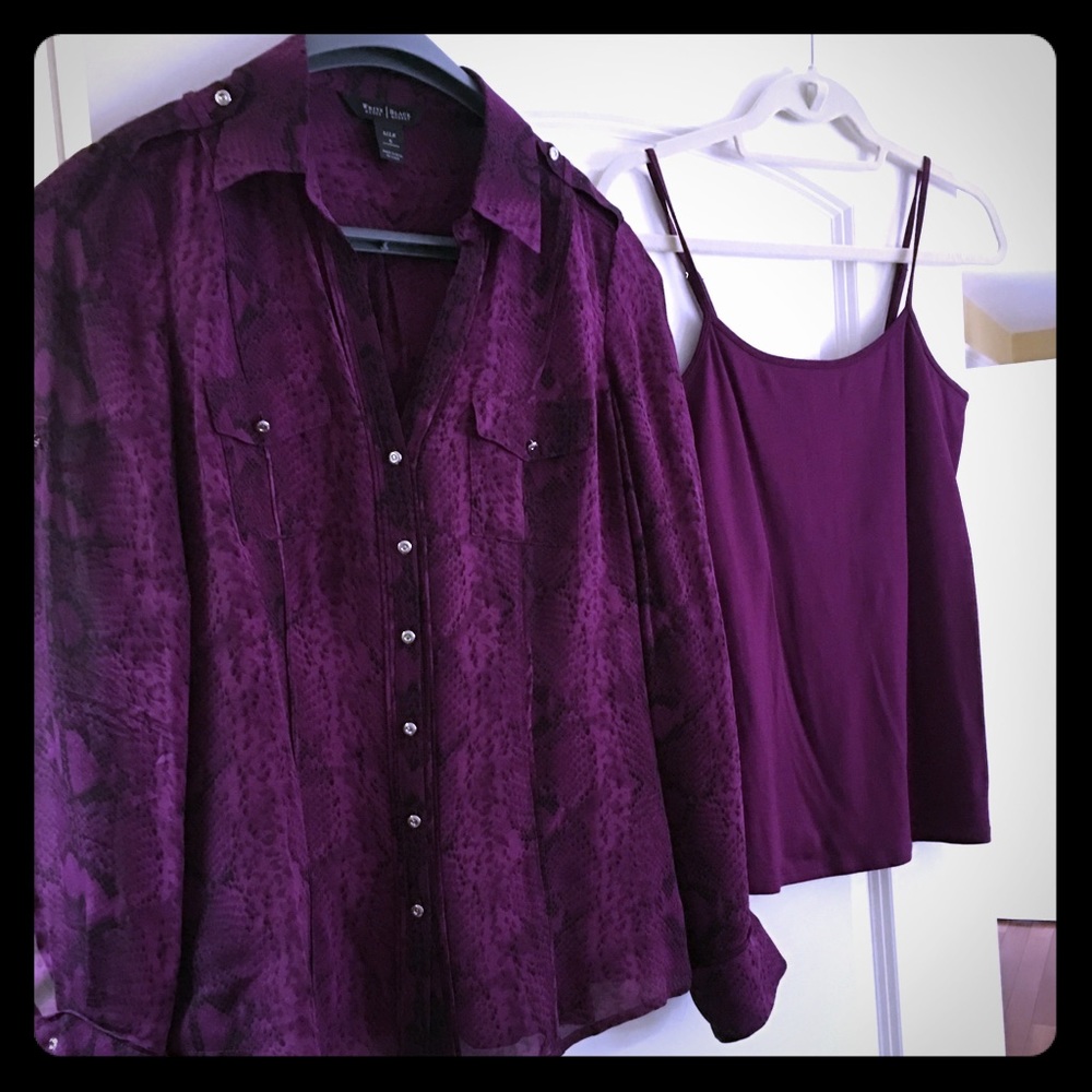 Beautiful semi sheer shirt